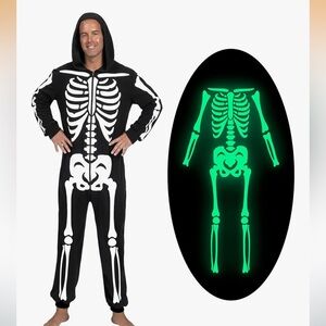 Spooktacular Creations Glowing Skeleton Men's Costume